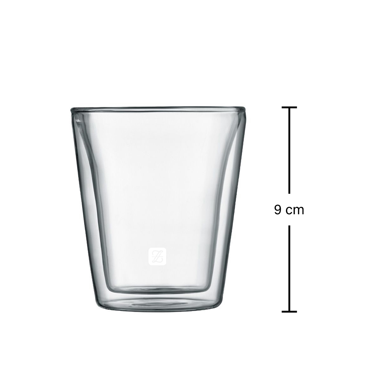 2 Pieces Double Wall Glass Cup Set .. - 2