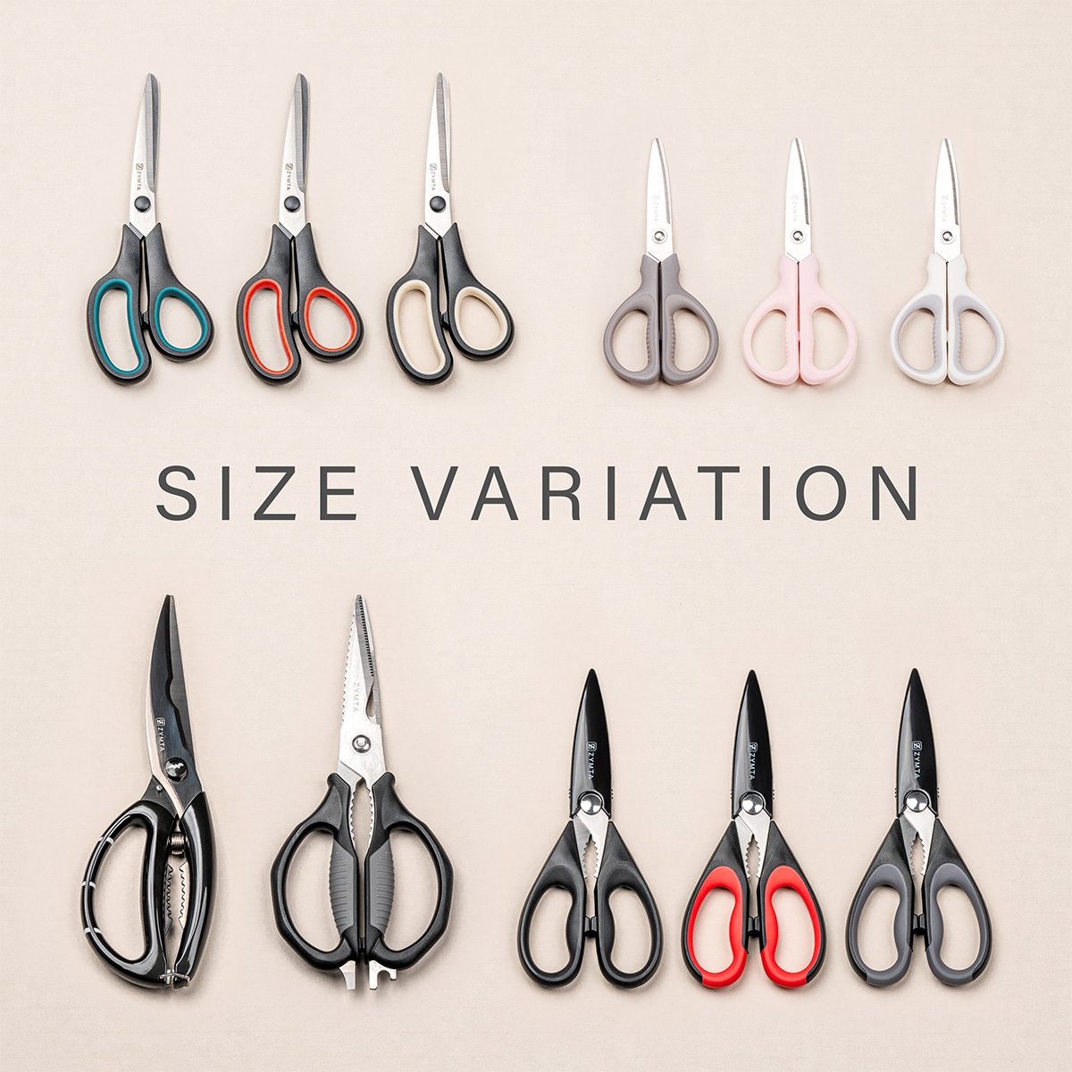 3-Pack Multi-Purpose Scissors Set –.. - 2