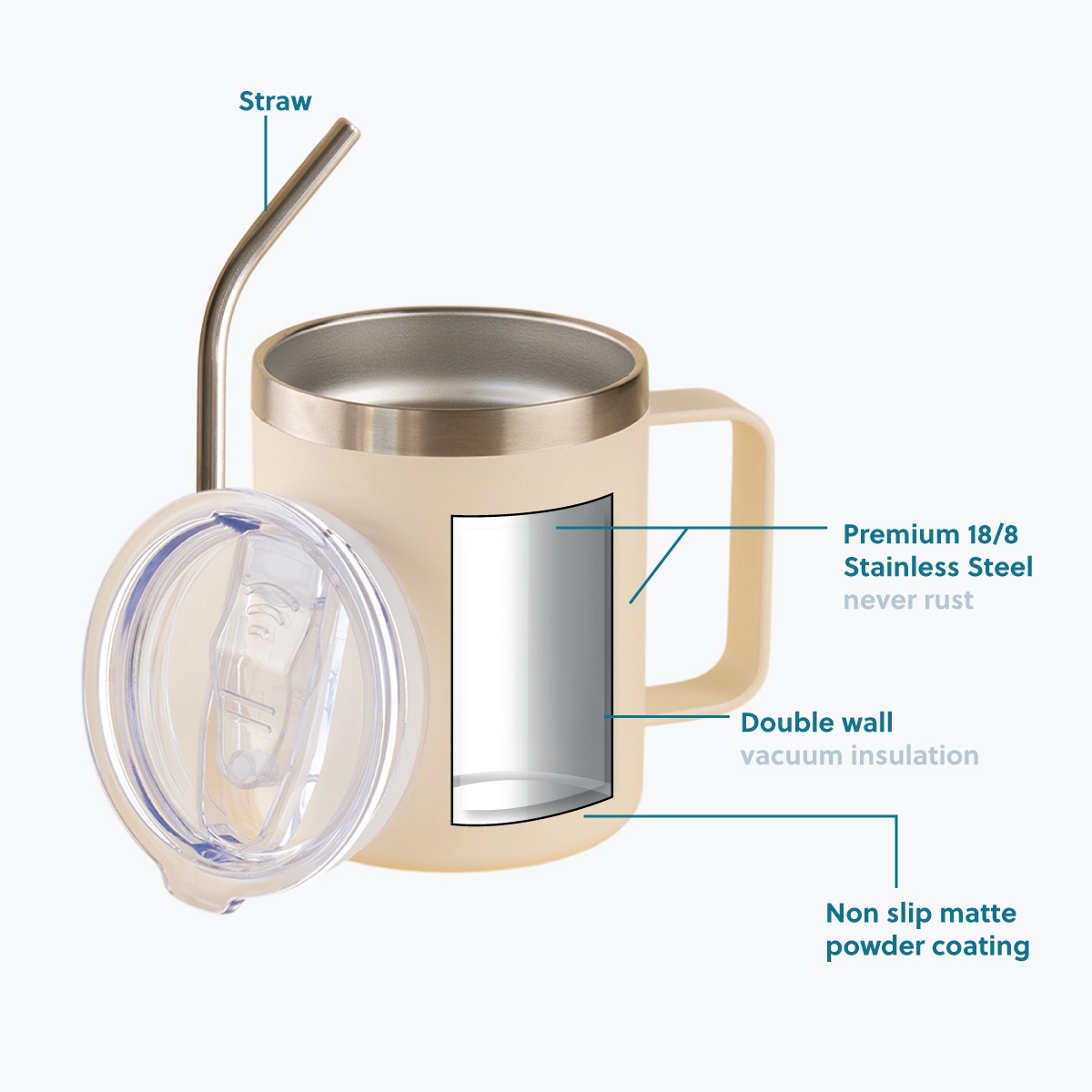 350ML Insulated Stainless Steel Tum.. - 2
