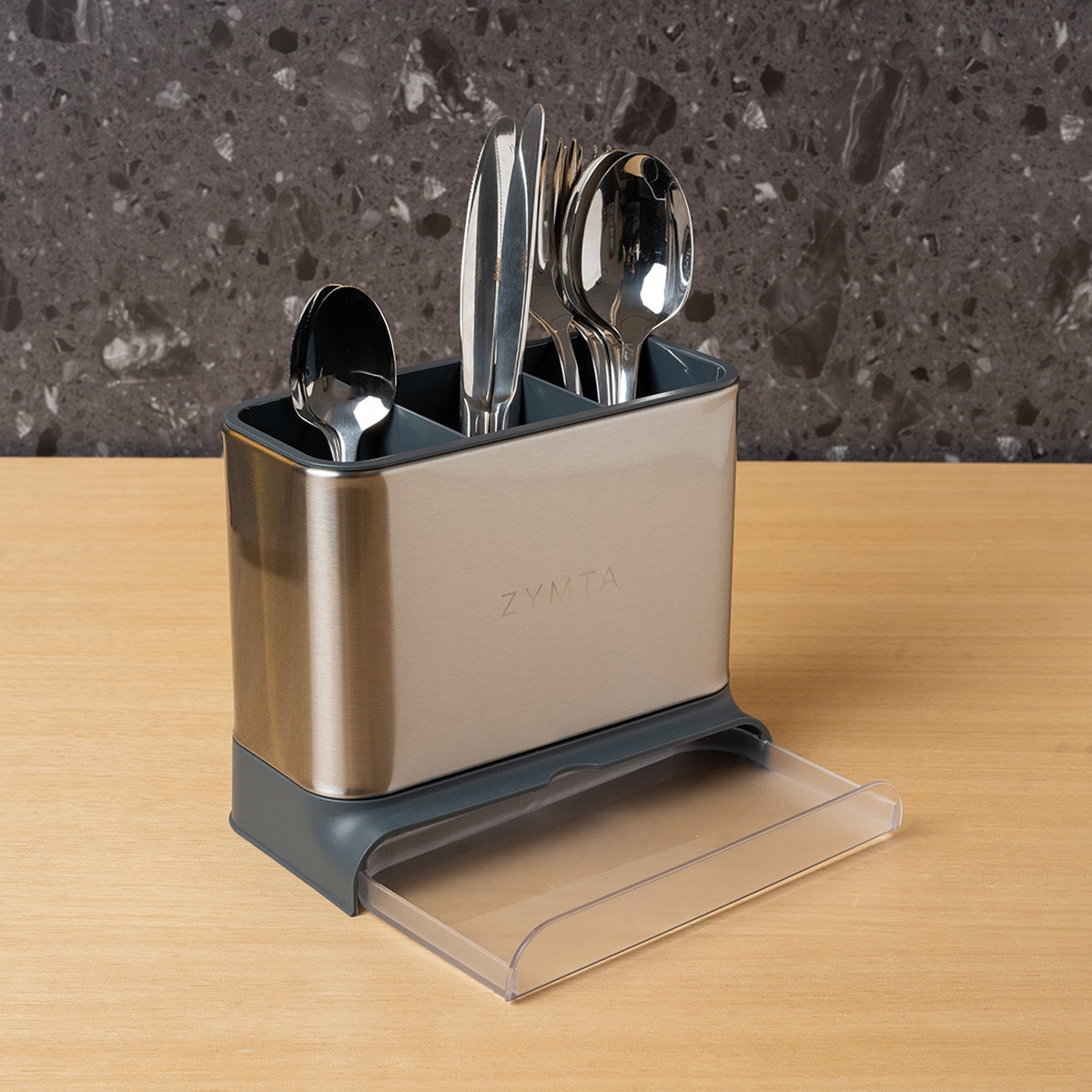 Compact Metal Utensil Caddy | Stand.. - 2