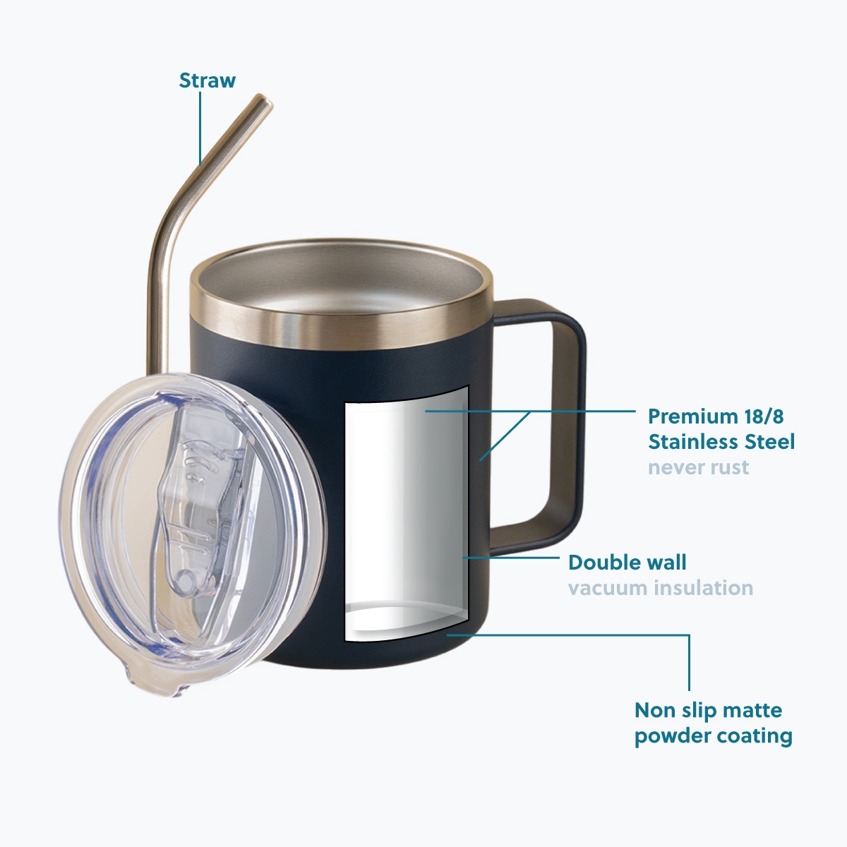  350ML Insulated Stainless Steel Tu.. - 2