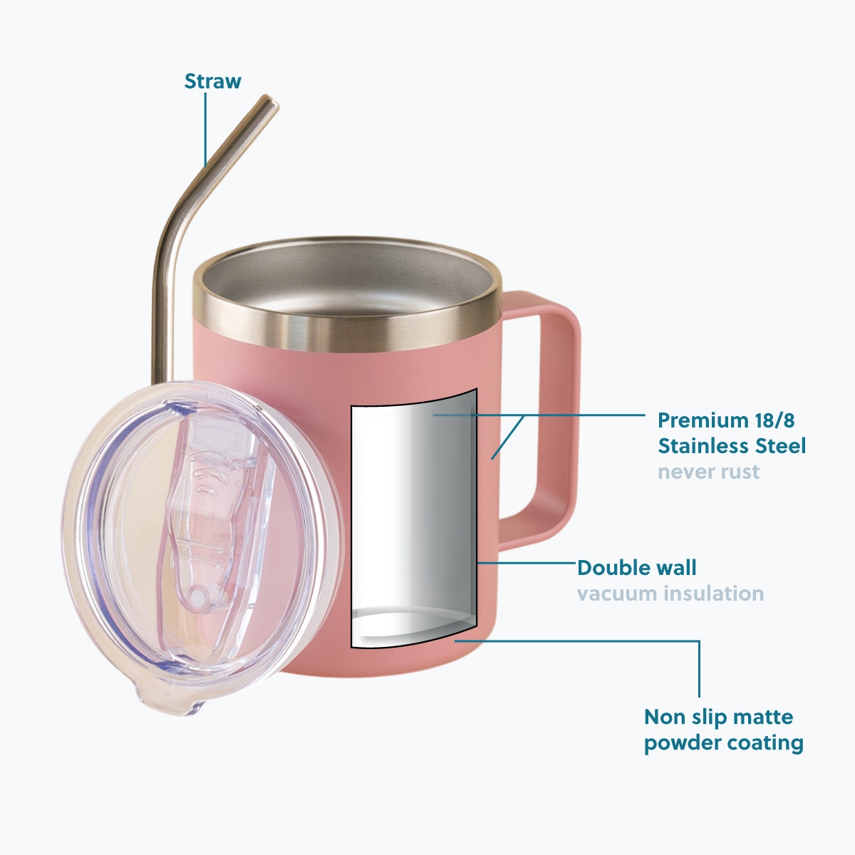 350ML Insulated Stainless Steel Tum.. - 2