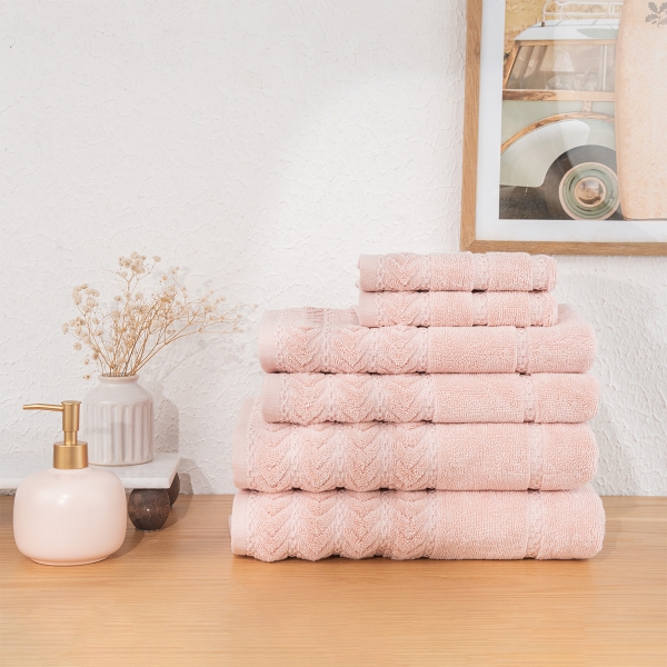 6 Piece Towel Set | 100% Turkish Co.. - 1