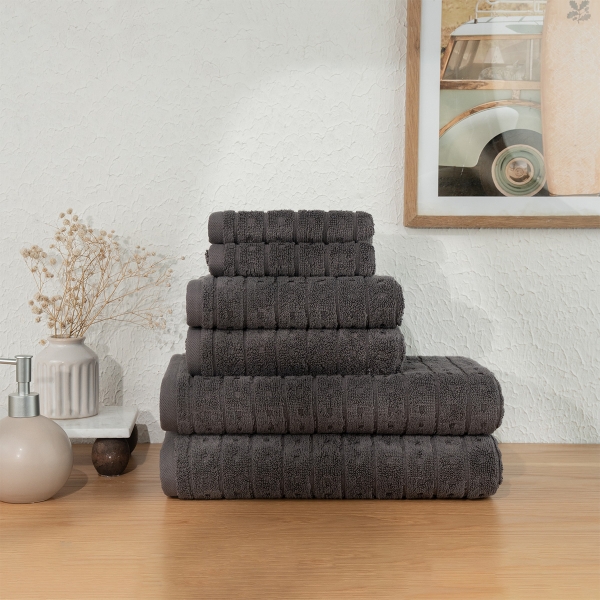 Luxury 6 Pack Towel Set - 100% Turk.. - 1