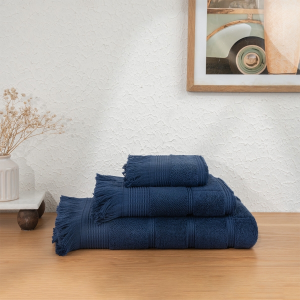 Luxury Fully Turkish Cotton Towel C.. - 1