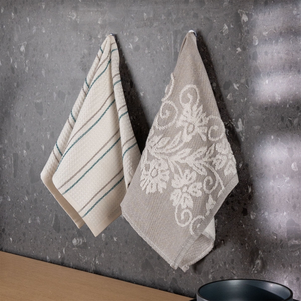  2-Piece Premium Cotton Dish Towels.. - 1