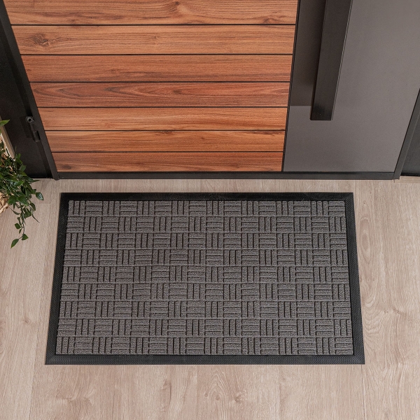 Zymta Woven Grid Door Mat | 46 x 76.. - 1