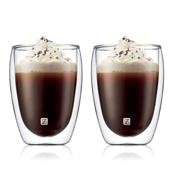 2‑Piece Double‑Wall Glass Cup Set –.. - 1