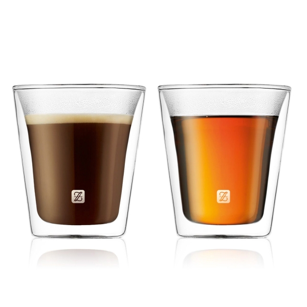 2 Pieces Double Wall Glass Cup Set .. - 1