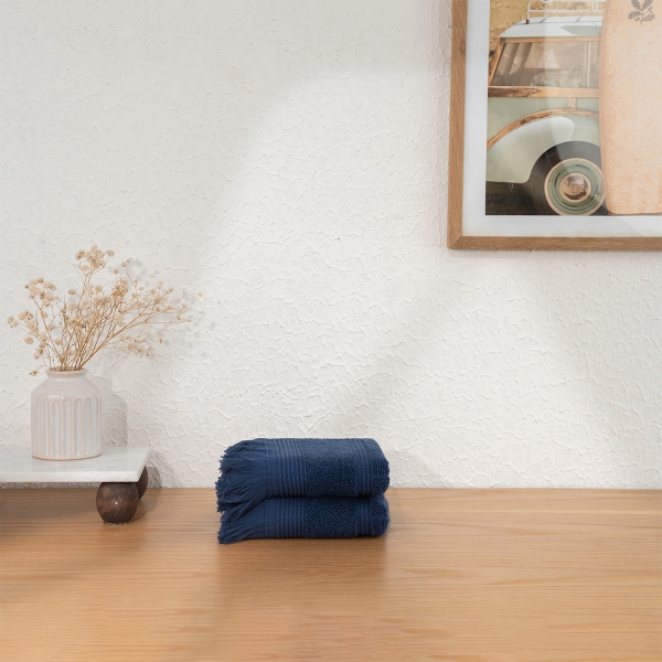 2 Pieces Hand Towel Set 100% Turkis.. - 1