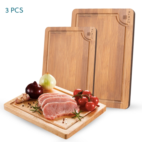 Carbonized Bamboo Chopping Board Ki.. - 1