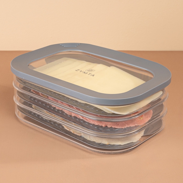 Rectangular Food Storage Box with L.. - 1