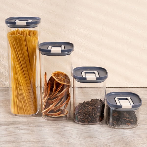 4 Piece Storage Jar Set - Airtight .. - 1