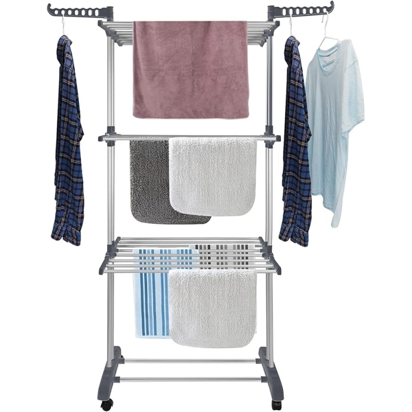 Laundry Drying Stand - White / Dark.. - 1